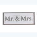 Youngs Wood Love Mr. & Mrs. Wall Sign 21696